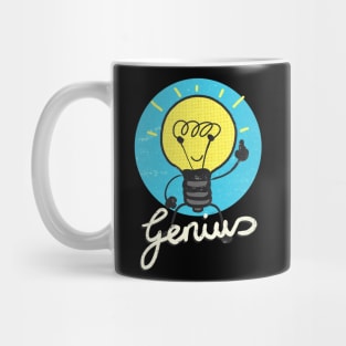 Vintage Light Bulb Genius Inventor Smart Science Mug